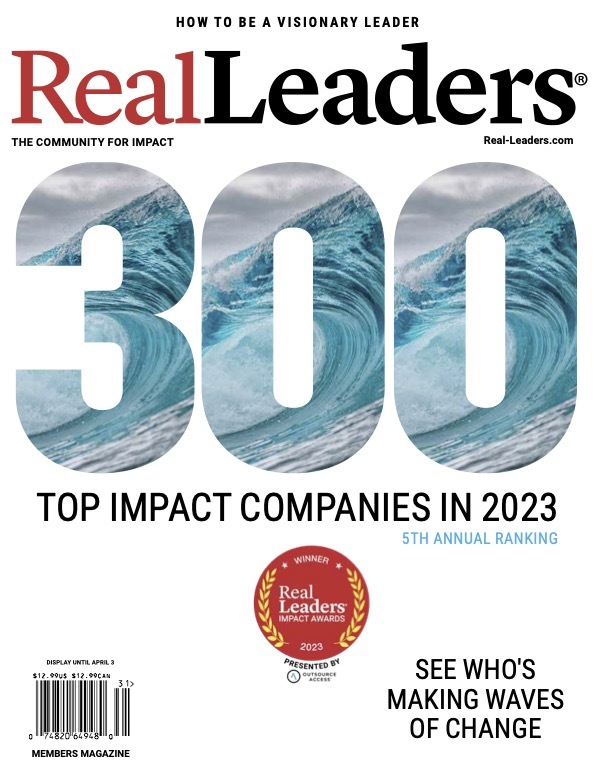 Real Leaders Spring Q1 2022 Magazine Cover